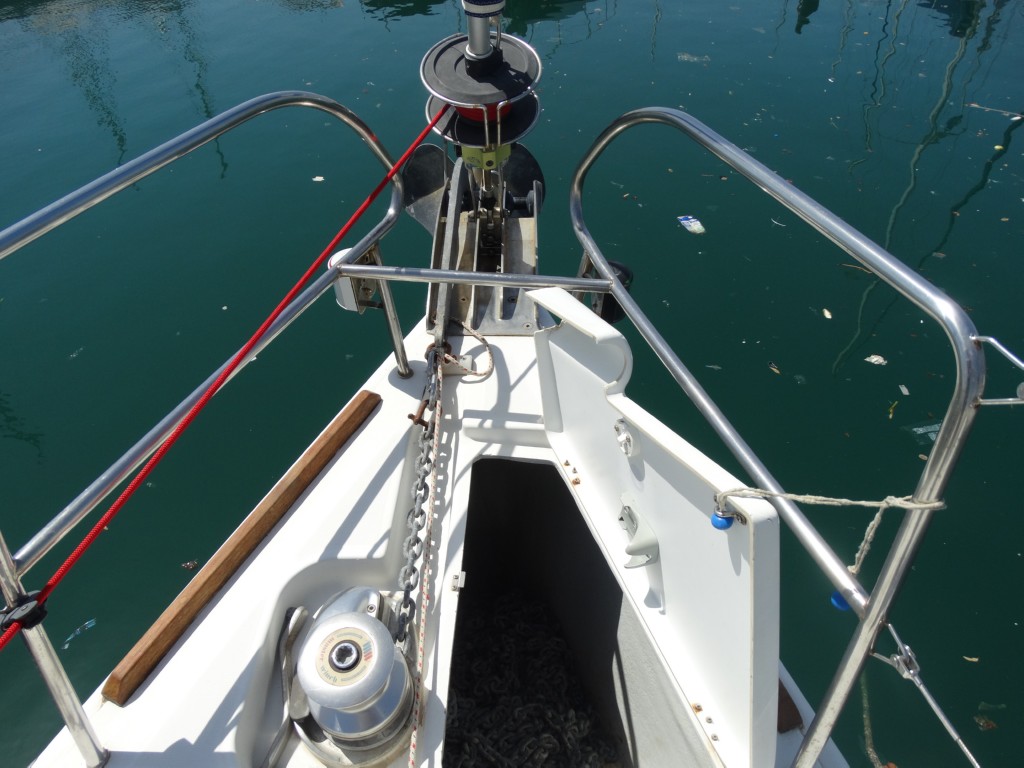 01 anchor winch with chain 100mt