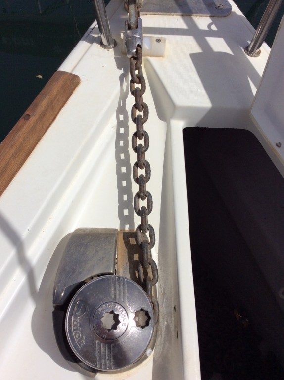01 anchor winch with chain 100mt
