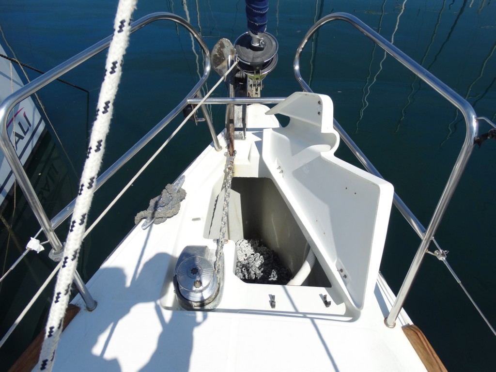 01 anchor winch with chain 100mt