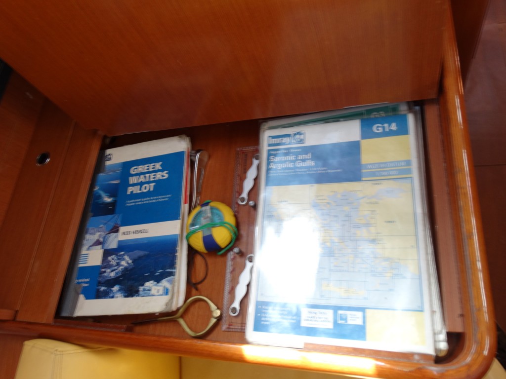 18 greek water pilot, charts, divider, compass, navigation ruler
