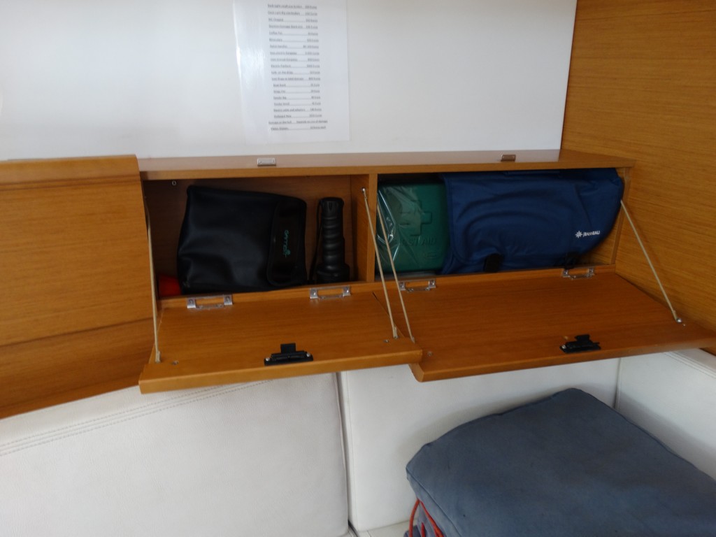 18 binoculars, fisrt aid kit