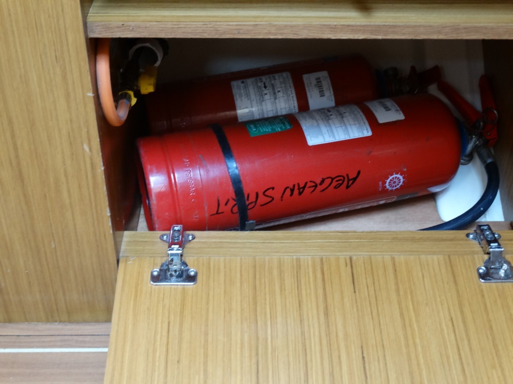 19 fire extinguishers