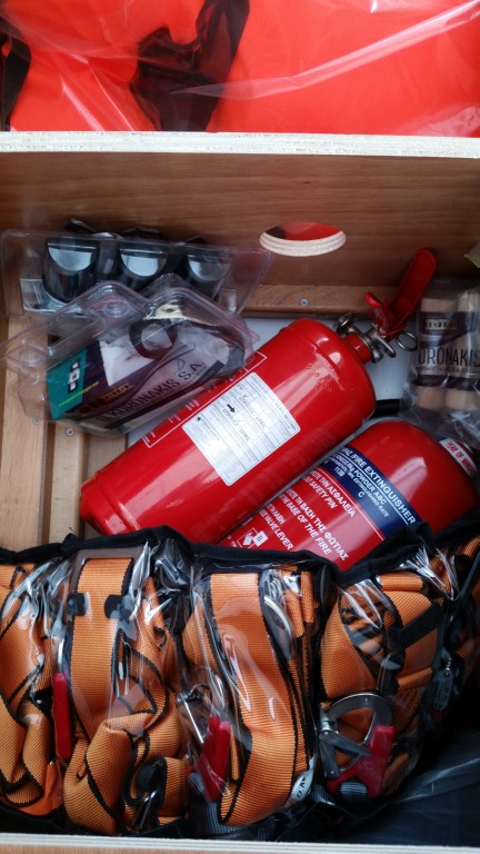 Fire extinguishers,belts