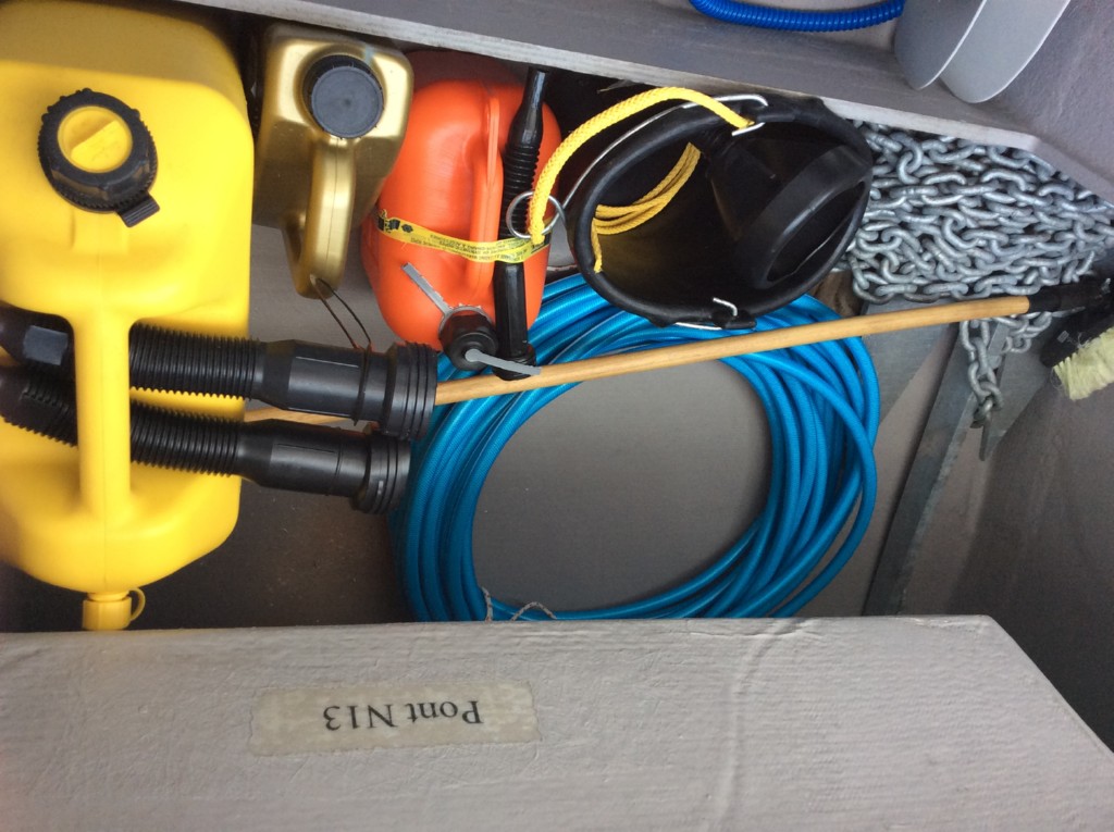 Jerrycan for fuel , jerrycan for oil, fuel funnel,bucket,deck brush,,water hose