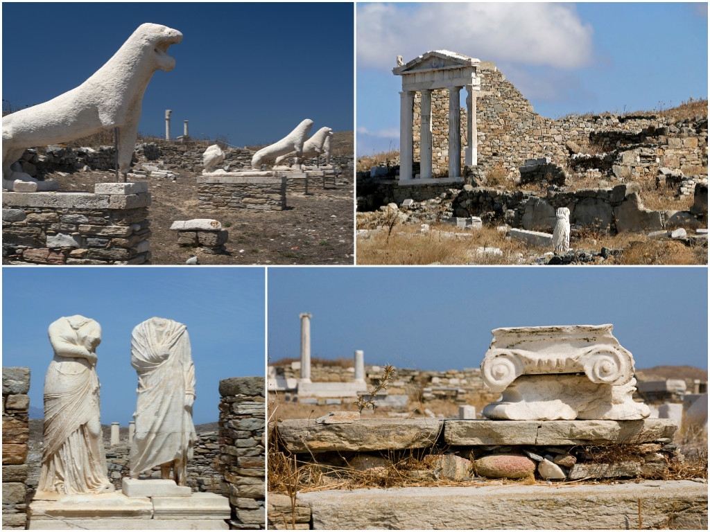 Delos island, one of the most sacred places in Ancient Greece