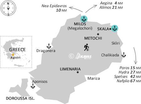 Map Agistri Isl 