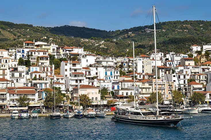 Mooring at Skiathos